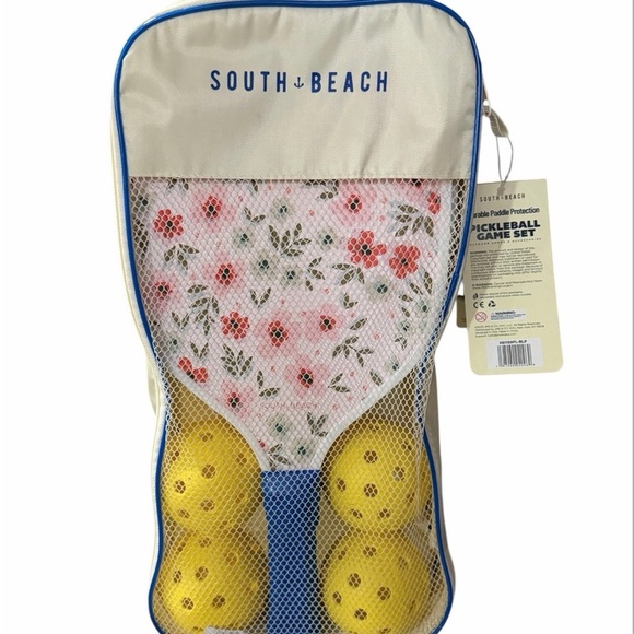 South Beach Other - South Beach Pickleball Game Set with Floral Design NIP